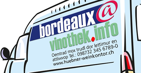 vinothek firmenwagen beschriftung